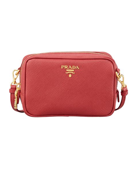 prada saffiano crossbody red|prada saffiano leather shoulder bag.